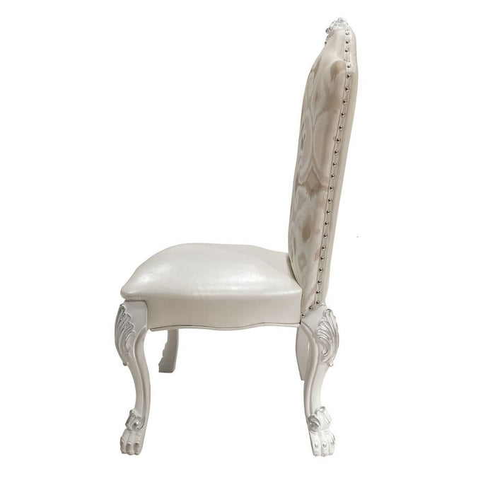 Dresden - Side Chair Set of 2) - Fabric & Bone White