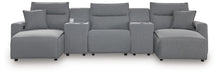 Modmax II - Reclining Sectional - Salt And Pepper
