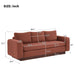 Modern 3 Seater Sofa, Living Room Couch