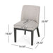 Modern Dining Chair With Durable Fabric Upholstery And Sturdy Wooden Frame (Set of 2)