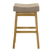 Lenon - Modern Farmhouse Wood Bar Height Kitchen Bar Stool