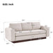 Modern 3 Seater Sofa, Living Room Couch