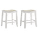 Iyani - Coastal Modern Wood Counter Height Kitchen Bar Stool