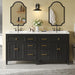 2 Piece Freestanding Bathroom Vanity Set With Sink Top, Reversible Dual Layout