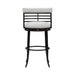Telia - Upholstered Swivel Bar Height Barstool