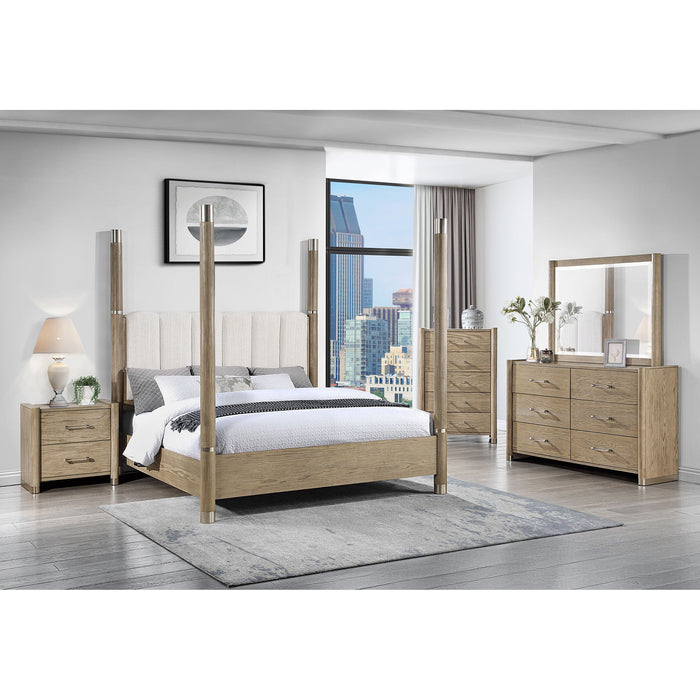 Sarai - Bed With Plush Upholstered Headboard