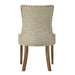 Yotam - Side Chair (Set of 2) - Beige Fabric & Salvaged Oak