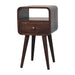 Mini Curve Open Bedside Nightstand