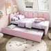 Upholstered Daybed With Pull-Out Bed