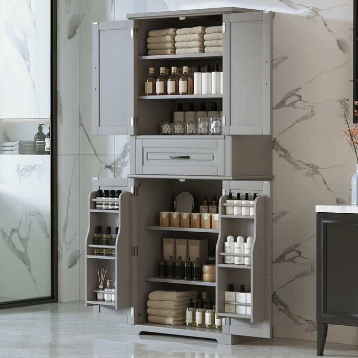 Bathroom Storage Cabinet With Drawer And Adjustable Shelf