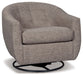 Upshur - Swivel Glider Accent Chair - Taupe