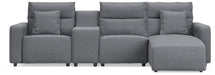 Modmax II - Reclining Sectional - Salt And Pepper