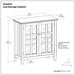 Acadian - Low Storage Cabinet - Brunette Brown