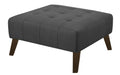 Square Ottoman - Gray