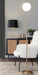Moon - Contemporary Floor Lamp - Gold / Frosted