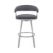 Bronson - Faux Leather Metal Bar Stool