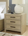 Calmoro - Three Drawer Night Stand - Gray
