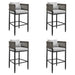 Alegria - Outdoor Patio Counter Height Bar Stool Set of 2