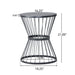 Lassen - Modern Outdoor Side Table With Hourglass Design