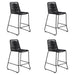 Shasta - 30" Outdoor Metal And Rope Stackable Barstool