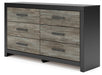 Broachmyn - Six Drawer Dresser