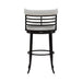 Telia - Upholstered Swivel Bar Height Barstool