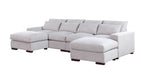 Tatman - Sectional With 2 Ottomans