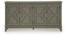Darlock - Accent Cabinet - Warm Gray