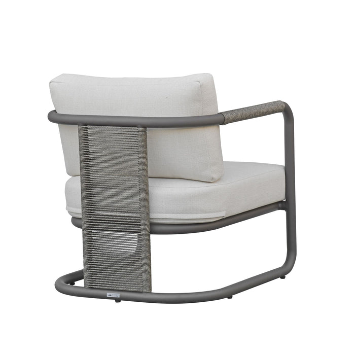 Dorado - Outdoor Club Chair - Off-White / Gray