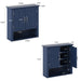 Multi Functional Wall Mounted Cabinet With Adjustable Shelves For Bathroom