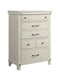 6 Drawer Chest - White