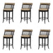 Telia - Upholstered Swivel Counter Height Barstool