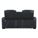 Ephron - Power Motion Loveseat With Console, Power Headrests, LED & Speakers - Black