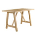 Delfina - 5-Piece Outdoor Bar Dining Set - Natural Eucalyptus