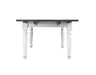 Dining Table With Leafs - Brown / White