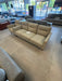 Coaster Jonah ivory leatherette sofa and matching chair on showroom clearance at Sacramento Furniture Store near Carmichael, CA.