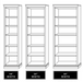 murphy bed cabinet open shelf design Sacramento furniture store
