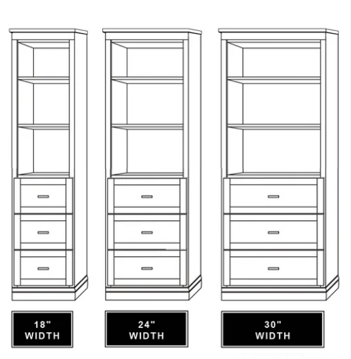 horizontal murphy bed cabinet with shelves and drawers Sacramento
