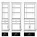horizontal murphy bed cabinet with shelves drawers and doors Sacramento