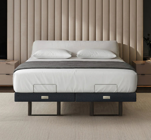 Puffy Serenity adjustable bed base with zero-gravity positioning and wireless remote in Sacramento, CA.