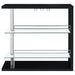 Prescott Rectangular Home Wine Table Black High Gloss