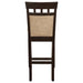 Gabriel Closed Back Counter Chair Cappuccino (Set of 2)