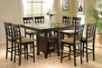 Gabriel 52-inch Counter Height Dining Table Cappuccino