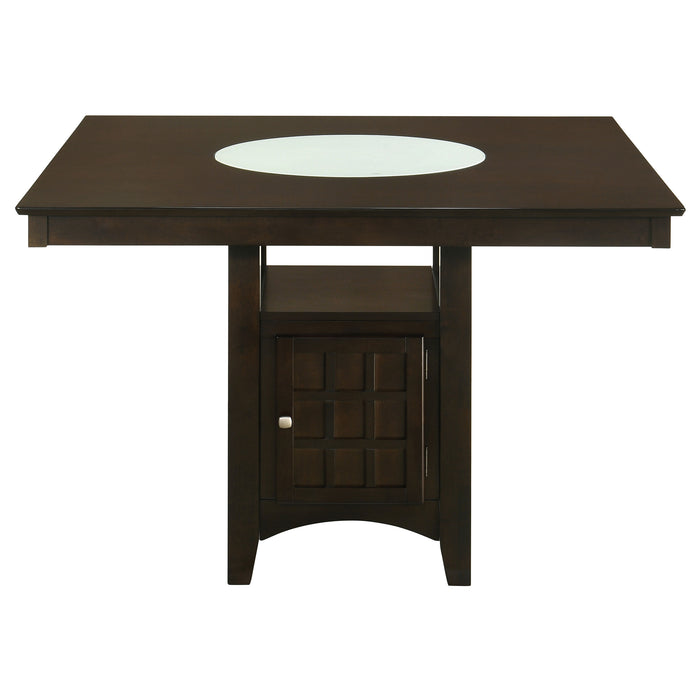 Gabriel 5-piece Square Counter Height Dining Set Cappuccino