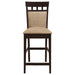 Gabriel 5-piece Square Counter Height Dining Set Cappuccino