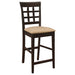 Gabriel 9-piece Square Counter Height Dining Set Cappuccino