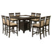 Gabriel 9-piece Square Counter Height Dining Set Cappuccino