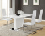 Montclair Upholstered Dining Side Chair White (Set of 4)