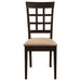Gabriel 5-piece Extension Leaf Dining Table Set Cappuccino