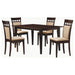 Gabriel 5-piece Rectangular 59-inch Dining Set Cappuccino
